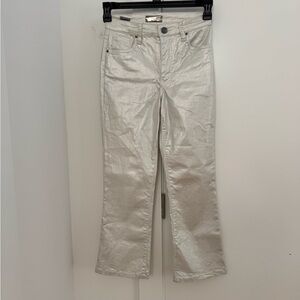 Kut from the Kloth Silver Metallic Pants
